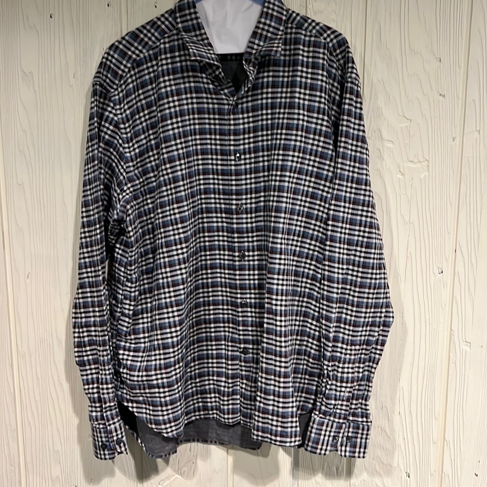 Culturata Men's Long Sleeve Cotton Shirt XXL